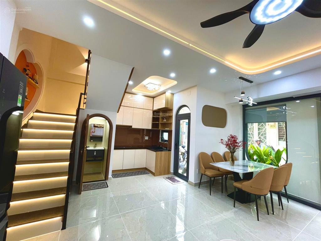 Bán nhà 4 tầng hẻm ô tô sát mặt tiền mai xuân thưởng  bình thạnh3pn, full nội thất  giá 7.35 tỷ