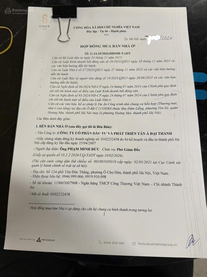 Chính chủ cắt lỗ bán căn góc 2 ngủ 2 vs 68.15m2 tầng trung ( tầng 24) ban công đông nam  lâu dài