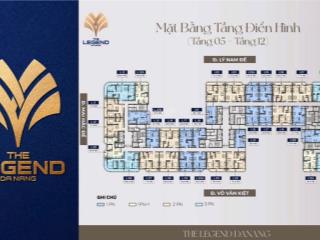 Căn hộ cao cấp the legend da nang, 1 phòng ngủ