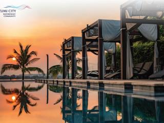 Suất nội bộ  nhà 2 mặt tiền view trực diện kênh đào, kđt izumi city, dt 6x19, giá đầu tư 7.68 tỷ