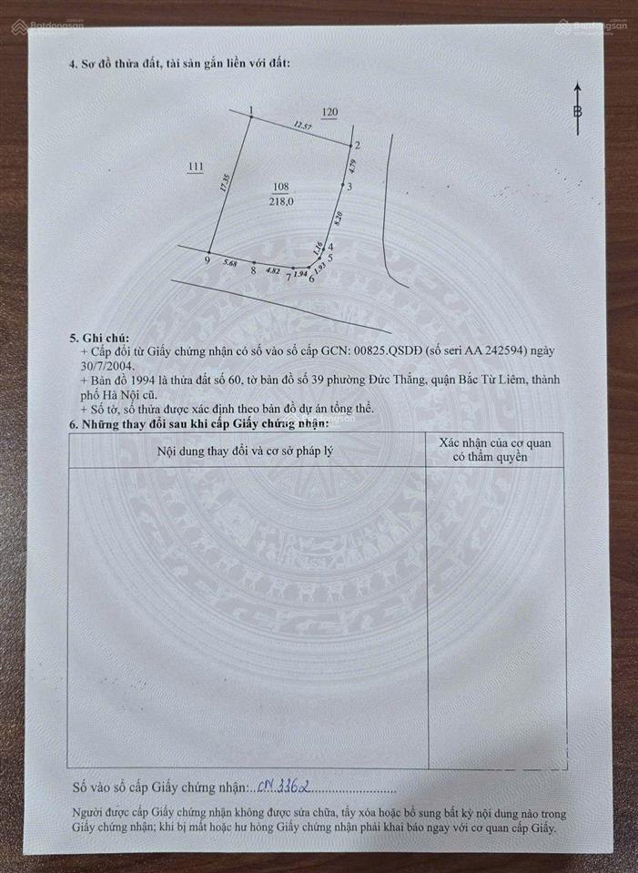 Chính chủ bán lô góc 218m  mặt tiền 17,35m  sát học viện tài chính  cực hiếm tại bắc từ liêm
