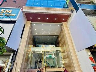 Chủ giảm sâu 5 tỷ building 9t thang máy mặt phố chùa láng 140m2 , mt 6m, 110 tỷ có hầm, kinh doanh