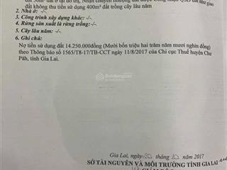 Bán nhà riêng tại hẻm lê lợi, huyện chư păh, giá tốt, 1,4 tỷ, 500 m2