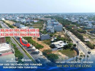 Bán 2 lô đất đẹp trục võ chí công  vị trí tiềm năng khu nam đà nẵng