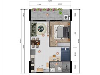 Căn 1pn+ tốt nhất cora tower  chỉ 3,2 tỷ sở hữu ngay