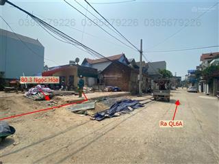  đất phường chương mỹ  hà nội  diện tích 80,3m2 , vị trí đắc địa chỉ vài bước chân là ql6 đang