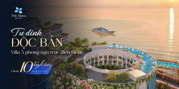 The hera resort quy nhơn siêu phẩm villa mặt biển, sở hữu bến du thuyền