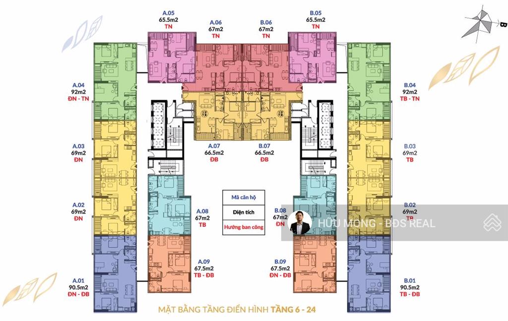 Bán căn 3 ngủ đẹp long lanh chung cư athena complex pháp vân  dt 92m2 3 ngủ  full đồ