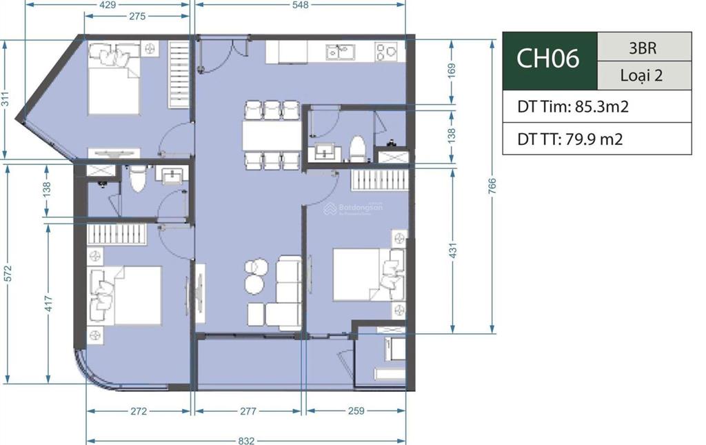 3pn  kính cong/ vay 50%  vốn 3,6 tỷ/ nhận nhà 2026