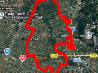 Bán đất 1.3ha mặt tiền t9 hưng long giá 2.1tr/m2