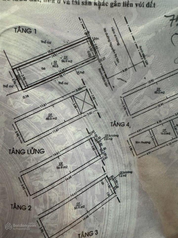 Nhà mặt tiền hẻm xe hơi đường nguyễn thị tần p2q8 dt 4x15m + trệt + lửng + 3 lầu + sân thượng