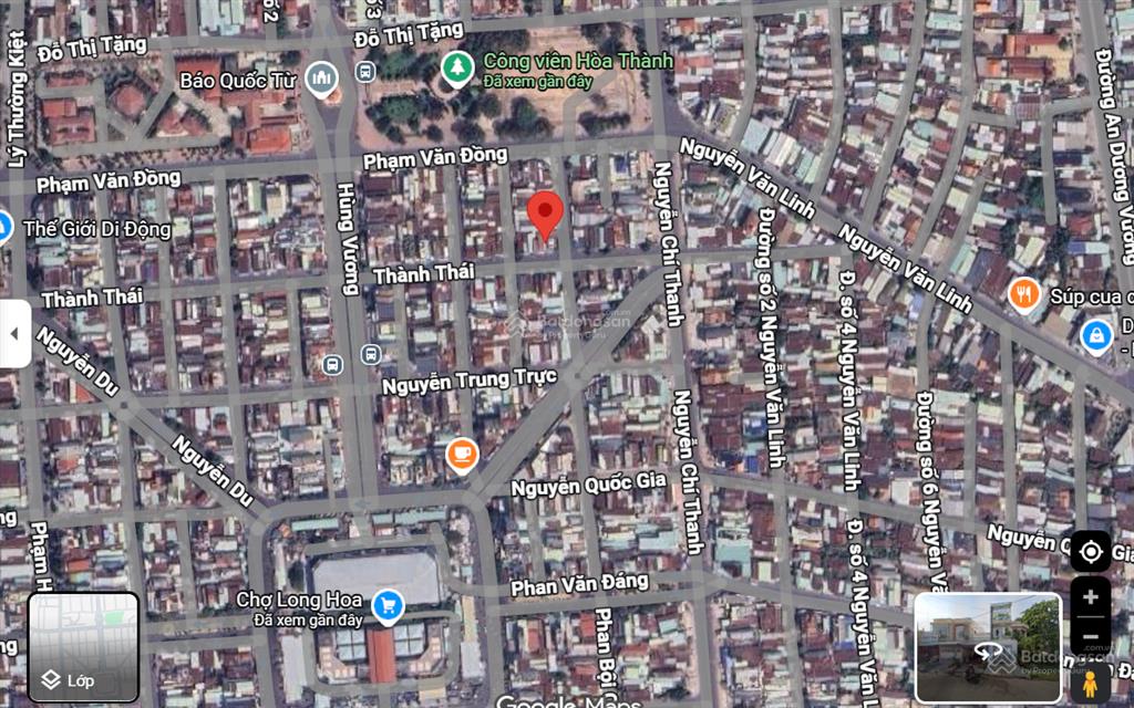 Bán đất trung tâm thị trấn hòa thành, tây ninh