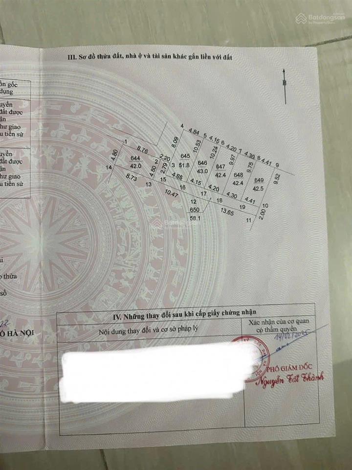 Chủ cần tiền bán nhanh lô đất 42m giá rẻ nhất khu vực