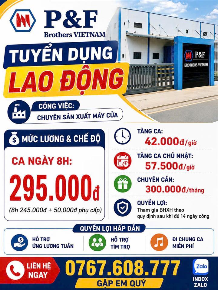 Tuyển Lao Động Nam/ Nữ TUỔI TỪ 18 Đến 50 Thu nhập 10 ĐẾN 14Triệu Tháng - Chỉ Cần CCCD &