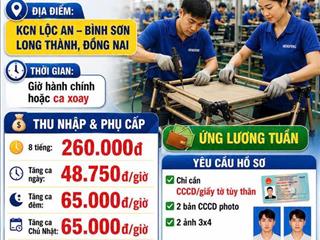 Tuyển Lao Động Nam/ Nữ TUỔI TỪ 18 Đến 50 Thu nhập 10 ĐẾN 14Triệu Tháng - Chỉ Cần CCCD &