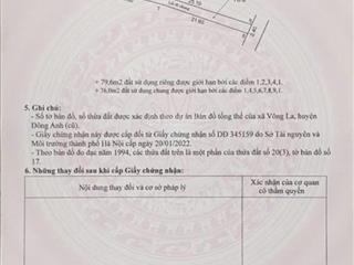 Bán đất sáp mai võng la, mt 5.5m