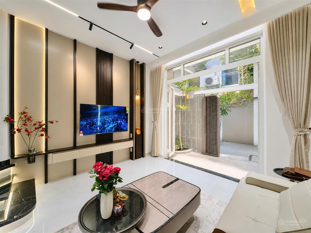 Nhà phố xây mới full nội thất bùi đình túy, p. bình thạnh, 60m 3 tầng 4pn