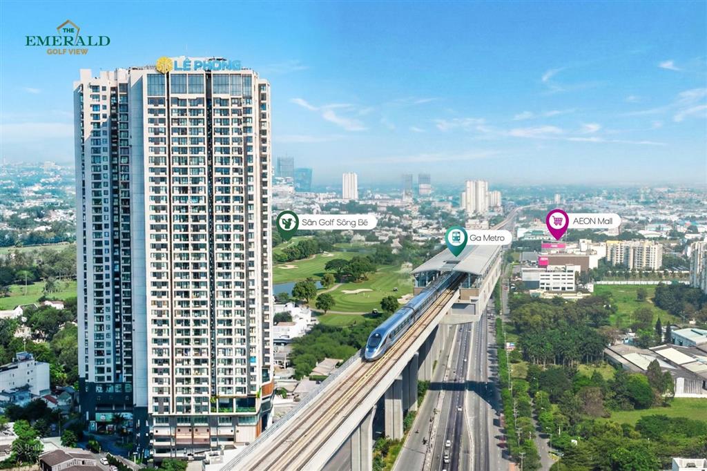 The emerald golf view  chỉ 10% nhận nhà & cam kết thuê 100%!