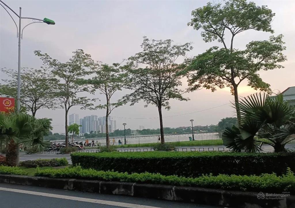 Bán bt song lập 2 mặt tiền thành phố giao lưu, 48m hồ an bình, giá 7x tỷ