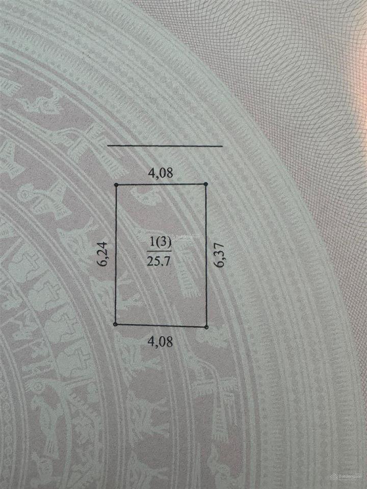 Bán nhà phố tân mai hoàng mai sổ đỏ riêng 26m không quy hoạch cấp 4 giá 4,88 tỷ ngõ nông gần phố