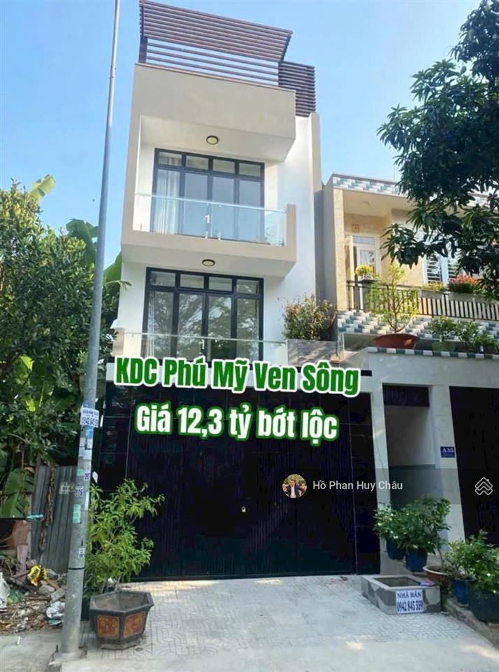 1 căn duy nhất  kdc ven sông ngay phú mỹ hưng  chỉ 12 tỷ 3