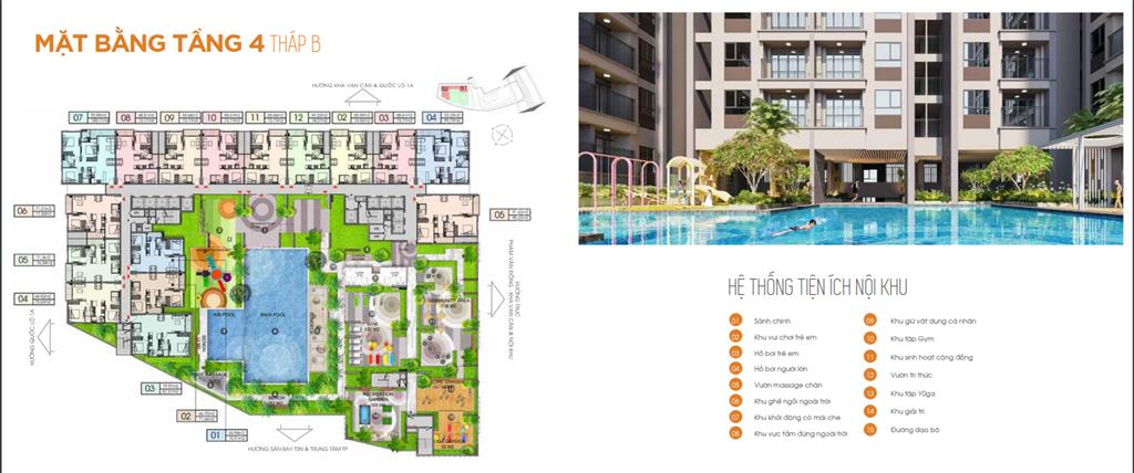 Giá bán nhanh trong tháng 4, 2pn, 77m2 chỉ 3.45 tỷ, có sổ, view ql 1a, tin thật, gọi bộ 0981 244 ***