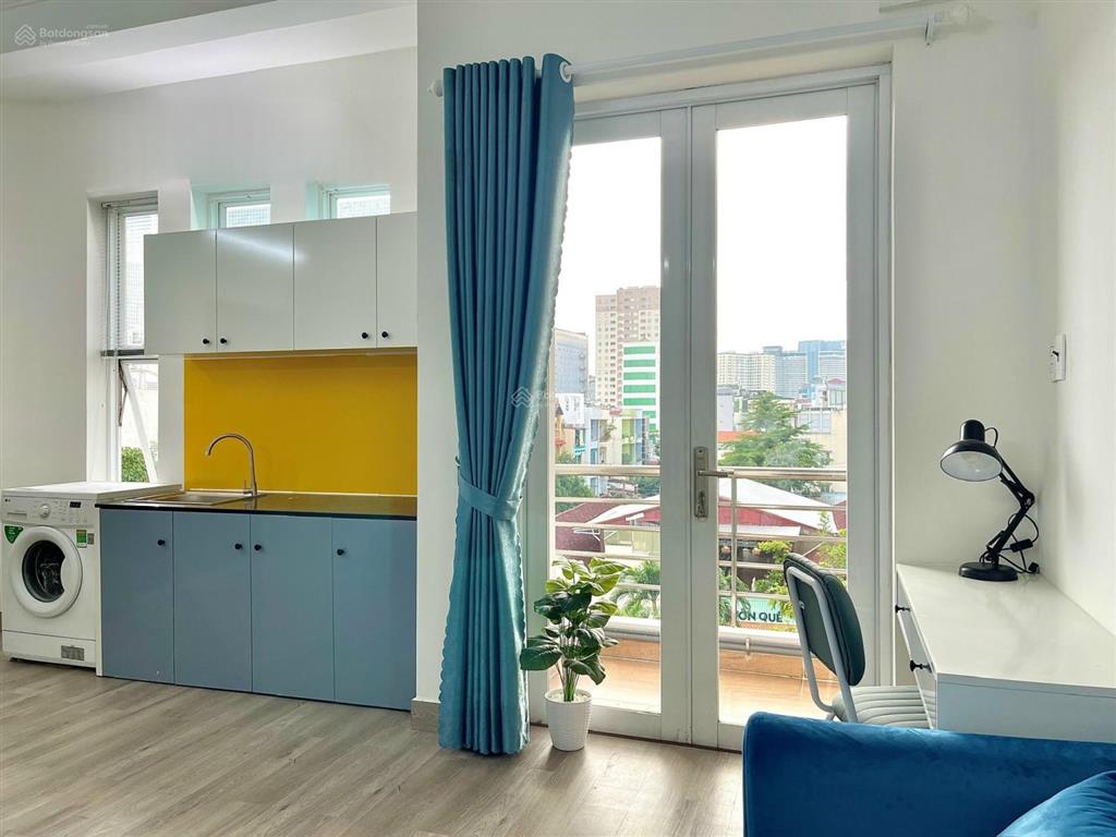 Căn hộ mini 40m2 thoáng mát có ban công  máy giặt riêng ngay nguyễn gia trí  metro tân cảng