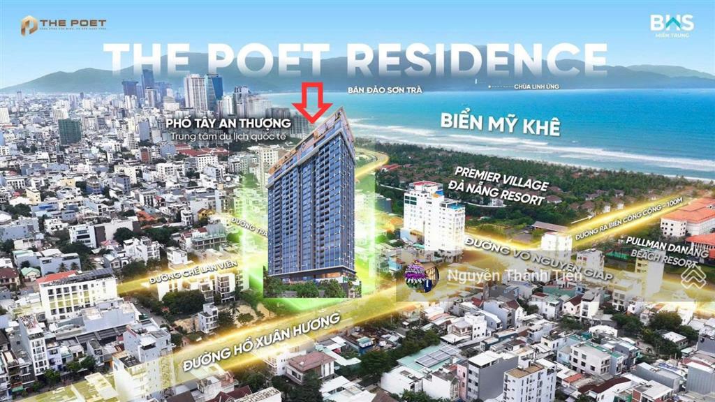 Bán căn 1pn+ view biển mỹ khê đà nẵng  sổ lâu dài