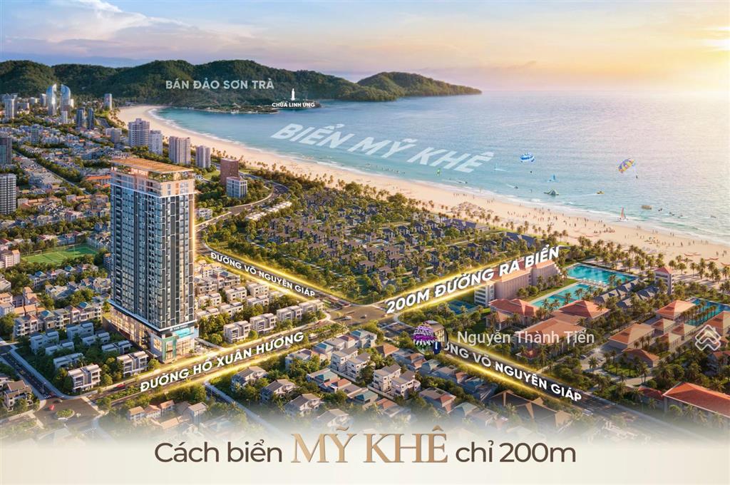 Bán căn 1pn+ view biển mỹ khê đà nẵng  sổ lâu dài