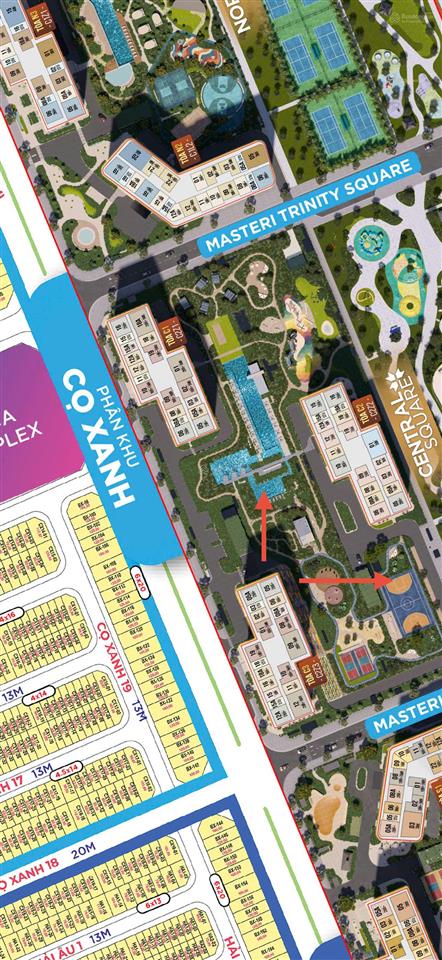 Cần bán lại giá hđmb căn 2n + tầng trung tòa c3  trinity square, giá 4,270 tỷ (bao phí)