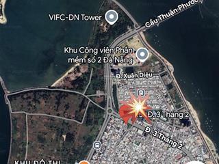 Quỹ đất 300m2 mặt tiền 3/2 ngang 15mgần khu đô thị đa phước, gần biển, gần cầu thuận phước, hiếm