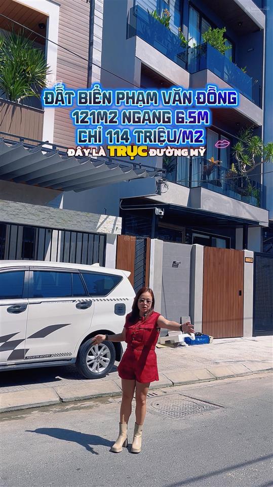 114tr/m2 đất biển mỹ khê sát võ văn kiệt đi bộ ra biển mặt tiền đường 5.5m xây căn hộ villa tốt