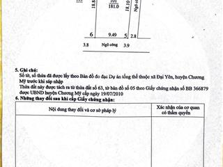 Bán đất tại xã đại yên, 10,5 tỷ, 181 m2, giá siêu hời, nhiều tiện ích