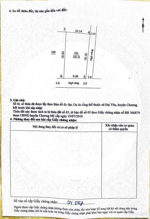 Bán đất nền đại yên  chương mỹ  hà nội