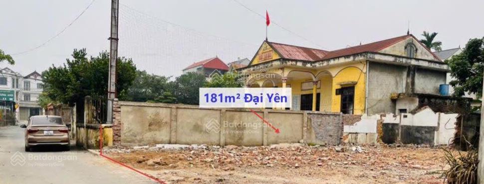 Bán đất 181m2 tại đại phẩm, đại yên, chương mỹ, 9,5 tỷ vnd