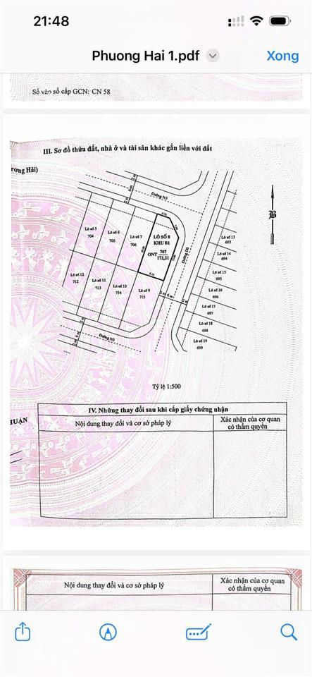 Bán đất tại đường 702, ninh hải, 2,15 tỷ, 340 m2 lô góc 3 mặt tiền