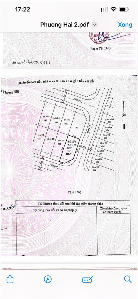 Bán đất tại đường 702, ninh hải, 2,15 tỷ, 340 m2 lô góc 3 mặt tiền