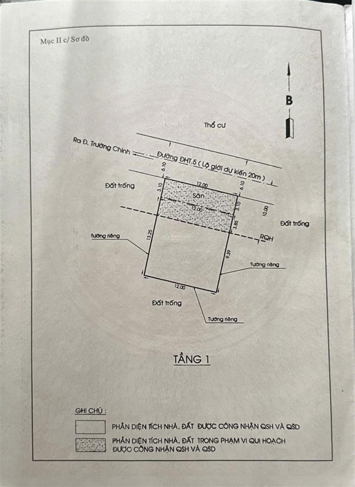 Bán gấp nhà mặt phố tại đông hưng thuận 5, 16,3 tỷ, 196m2, pháp lý đầy đủ