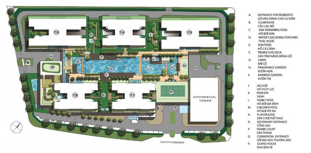 3pn giá tốt the vista an phú q2 hcm 135m2 3pn 3wc view xa lộ xuống là sảnh thương mại 10,3 tỷ