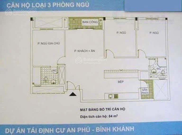 Cho thuê ch bình khánh an khánh hcm 85m2 3pn 2wc view quận 1 gần công viên mát mẻ giá 13 triệu