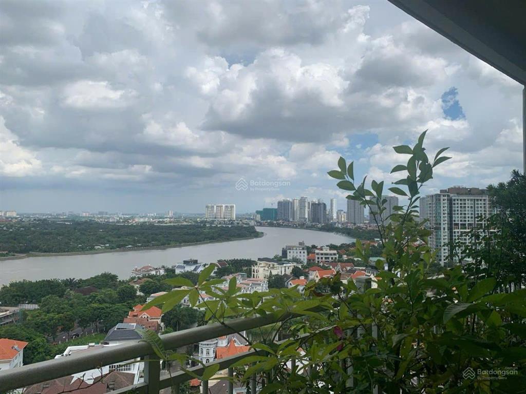 Bán penthouse the vista q2 view hồ bơi, thấy sông 2 tầng ở 1 tầng sân vườn 450m2 5pn 4wc giá 45 tỷ