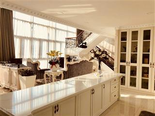 Bán penthouse 2 tầng ở và 1 tầng sân vườn 450m² 5pn 4wc full nt xịn đẹp the vista an phú, giá 45 tỷ
