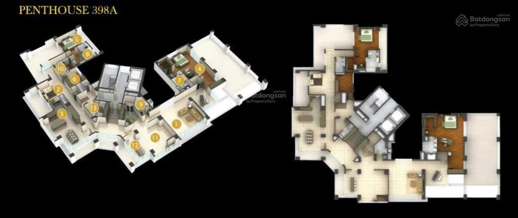 Bán penthouse imperia 441m2 4pn 4wc full nt đẹp có sân vườn bao quanh giá 42 tỷ ở an phú q2