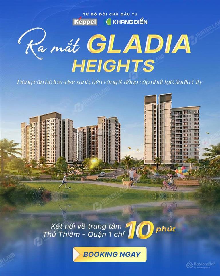 Căn hộ gladia heights keppel khang điền vị trí chiến lược giá cực tốt tại q2 68m2 2pn2wc giá 5,8 tỷ