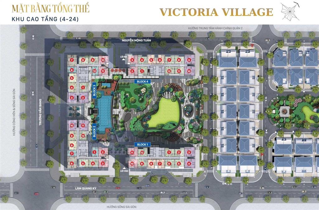 Bán ch victoria village 64m2 2pn 2wc lầu trung, view nhìn thấy sông, giá tốt dự án 6,15 tỷ