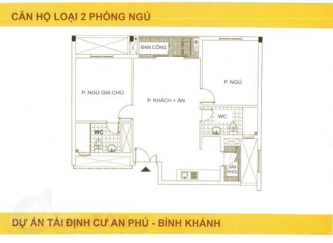 Bán nhiều căn bình khánh quận 2 hcm 63m2 2pn 2wc sổ sẵn hỗ trợ khách vay bank, giá 4,25 tỷ