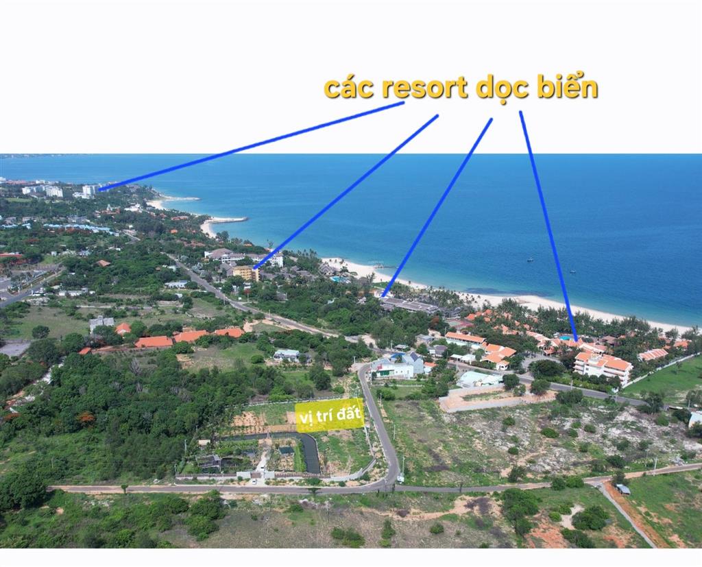 Giảm giá mạnh 9tr/m2 đất view biển khu phú hải resort
