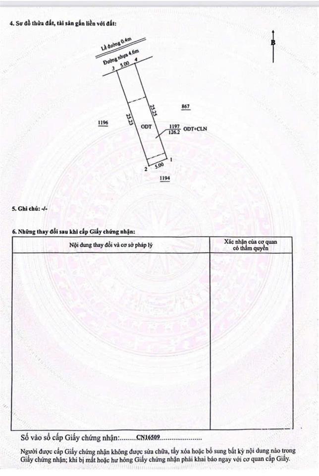 3,5 tỷ sở hữu đất 126m2 hiệp thành, tp thủ dầu một