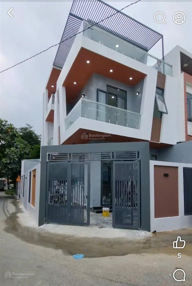 Chỉ 5 tỷ 290 triệu nhà 1 trệt 2 lầu  hiệp thành  nhánh đường phạm ngọc thạch