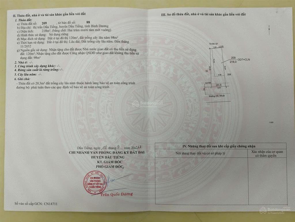 Đất bán, khu phân lô biệt thự công ty cao su dầu tiếng